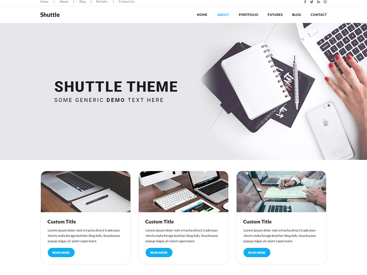 shuttle-education theme websites examples