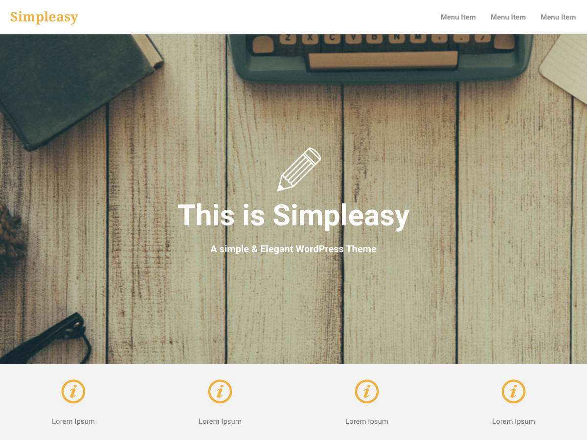 simpleasy theme websites examples