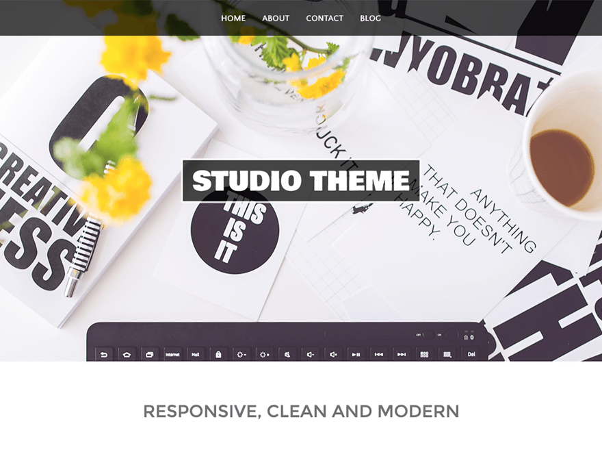 Studio WordPress theme, websites list used Studio theme Studio theme websites examples