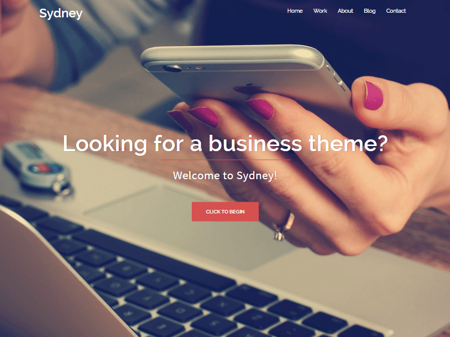 Sydney theme websites examples