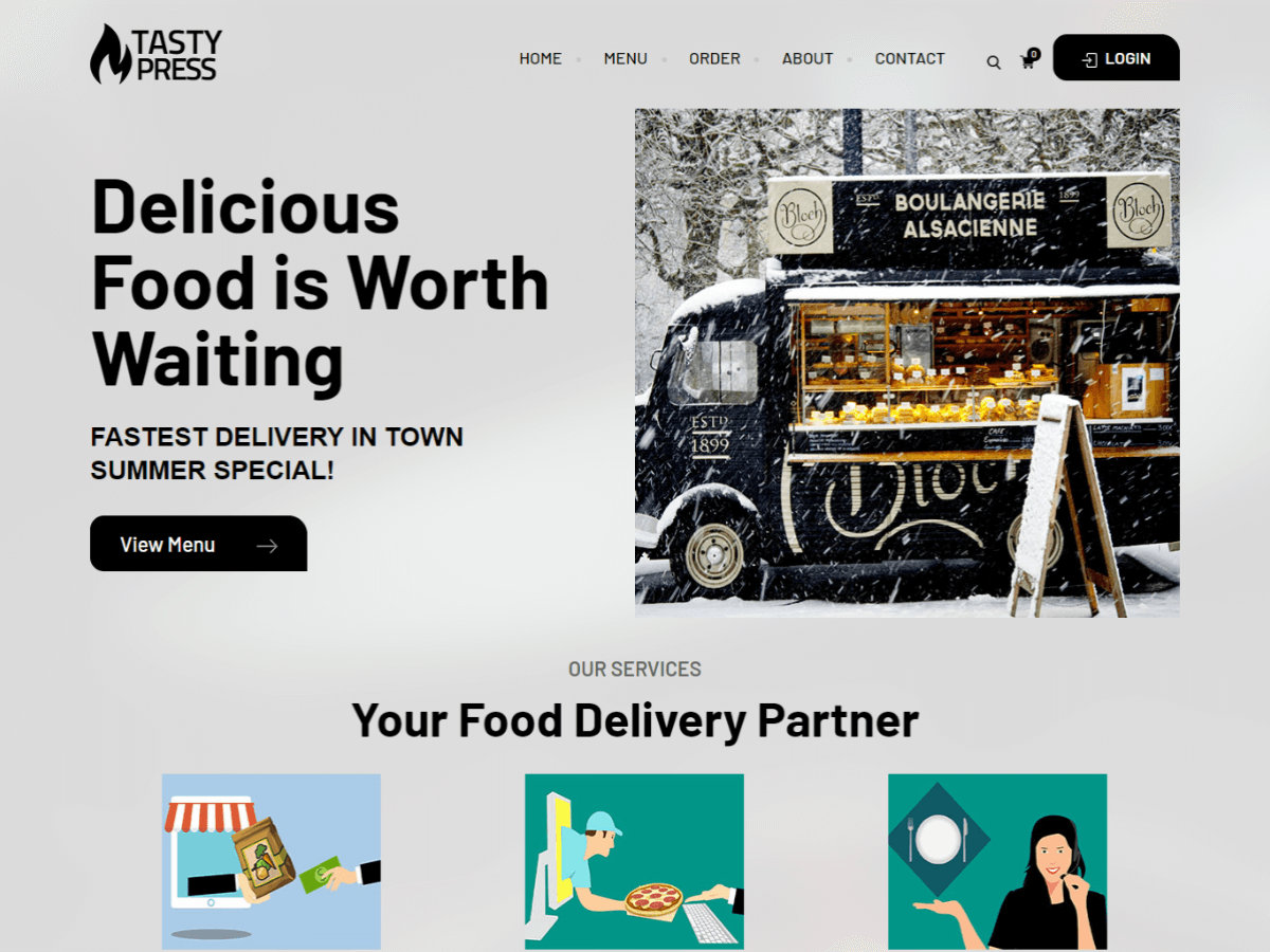 tastypress theme websites examples