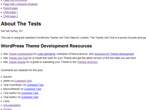 tbg theme websites examples