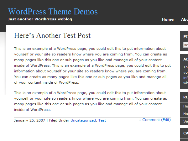 Tema WordPress theme, websites list used Tema theme Tema theme websites examples