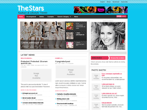 The Stars theme websites examples