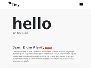 tiny_theme-master theme websites examples