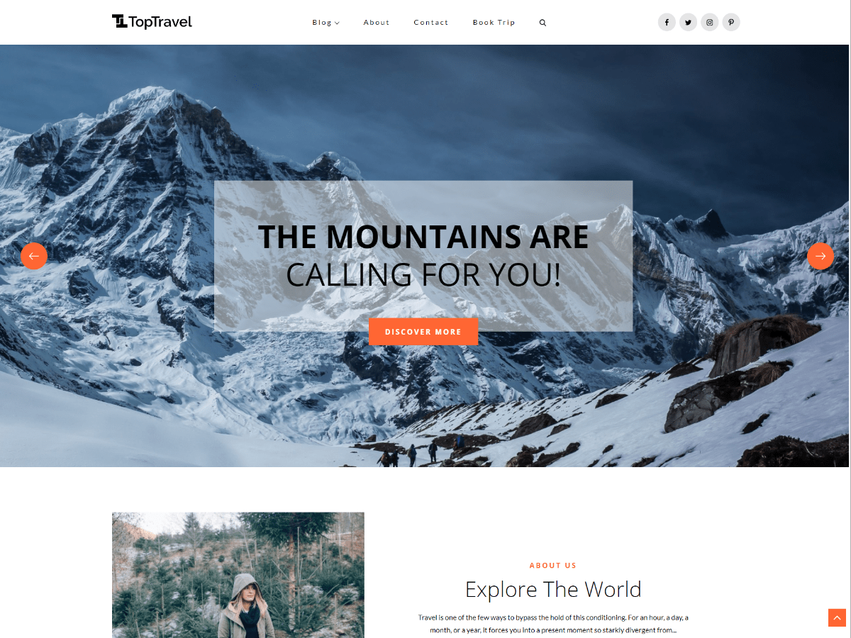 top-travel theme websites examples