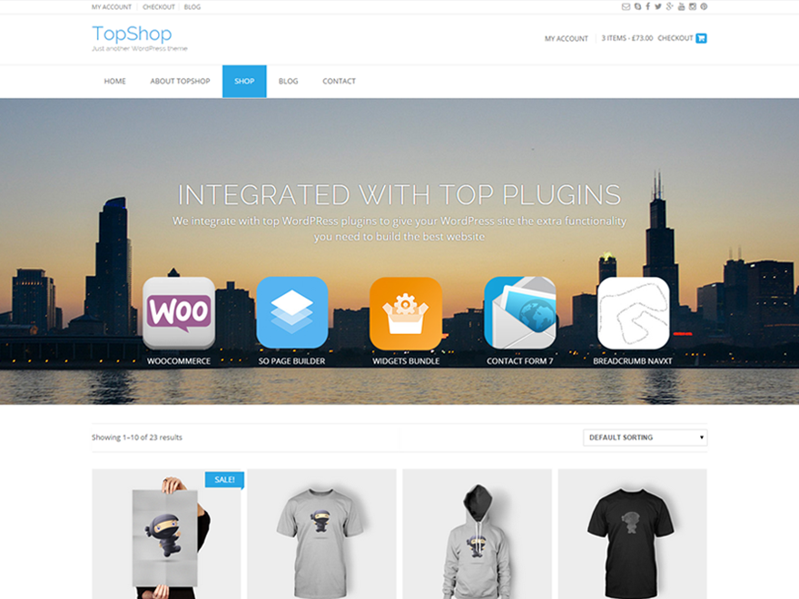 topshop-premium theme websites examples