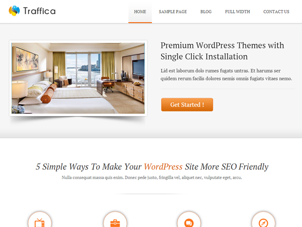 traficatheme theme websites examples