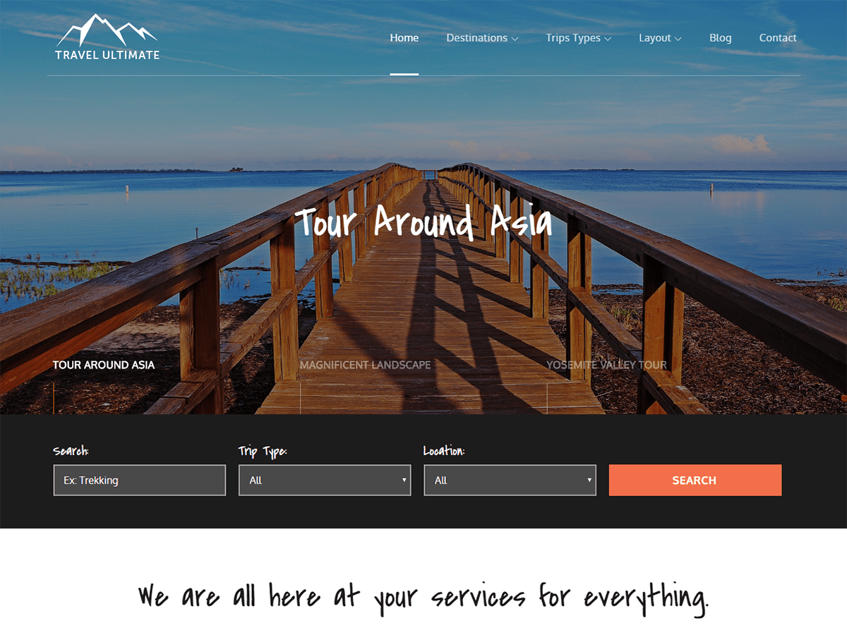 travel-ultimate theme websites examples