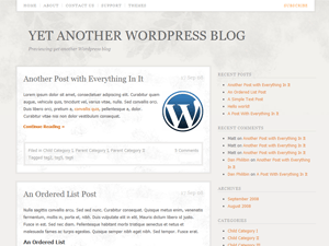 Tribune website example screenshot