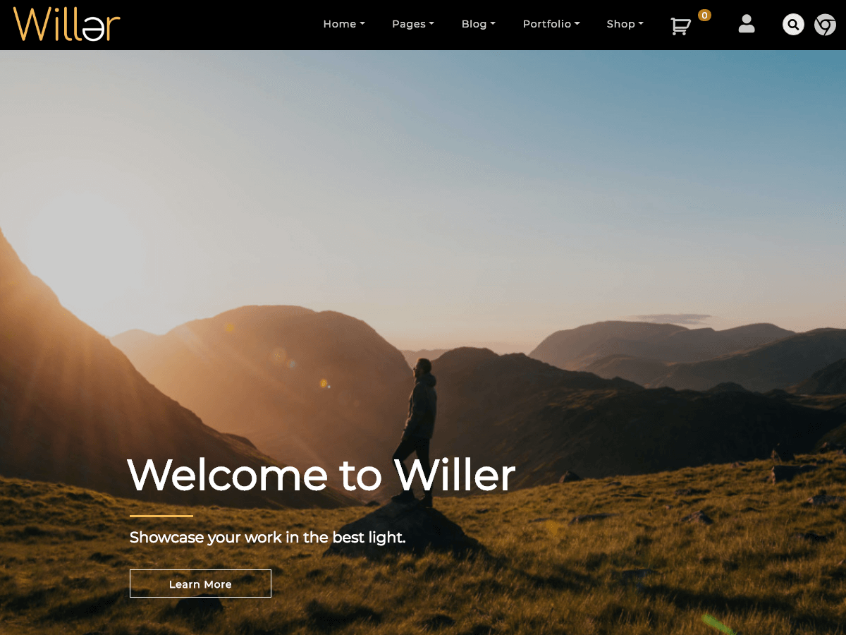 willer theme websites examples