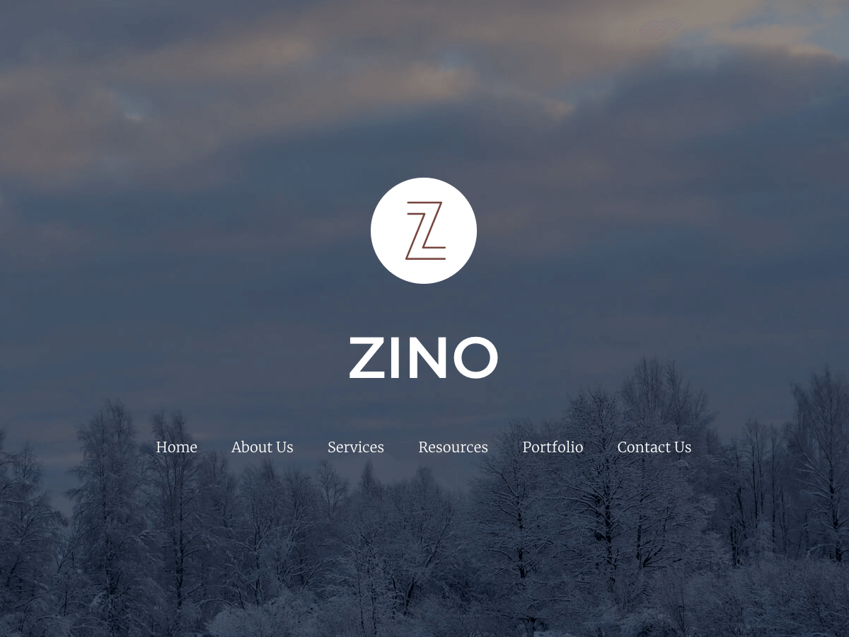 zino theme websites examples