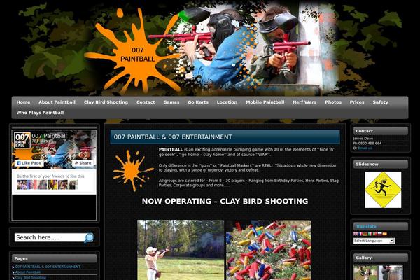 Albizia theme site design template sample