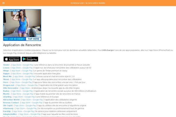 01amour.net site used Now
