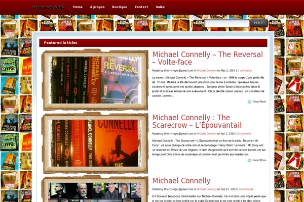Wooden website example screenshot