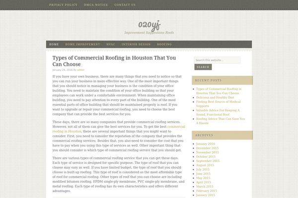 Fabric theme site design template sample