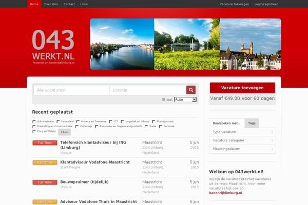 Jobroller theme site design template sample