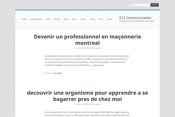 Portal theme site design template sample
