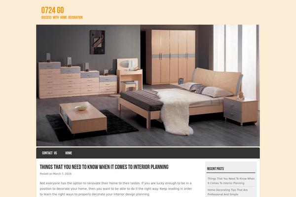 Striker theme site design template sample