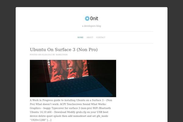 Nordic theme site design template sample