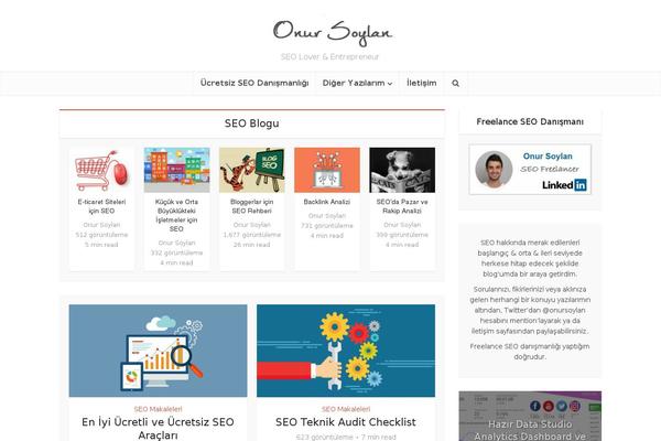 VoiceChild theme site design template sample
