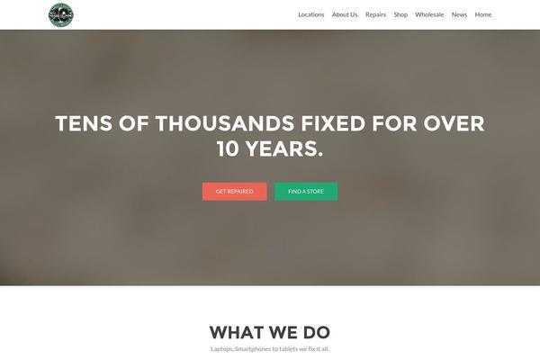 10000cellphones.com site used Zerif Pro