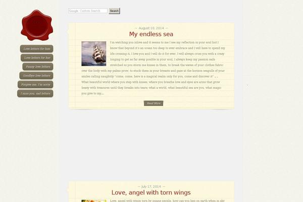 DailyJournal theme site design template sample