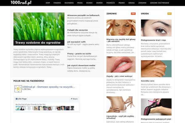 News theme site design template sample