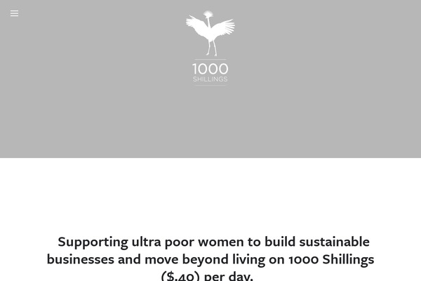 1000shillings.com site used Swagger Child Theme