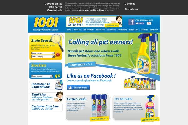 1001carpetcare.co.uk site used 1001