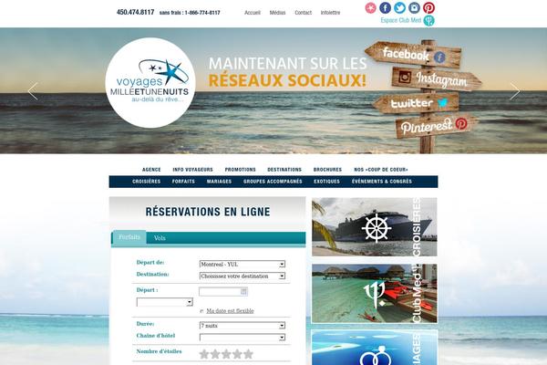 1001 theme site design template sample