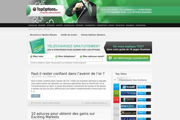 Headlines theme site design template sample