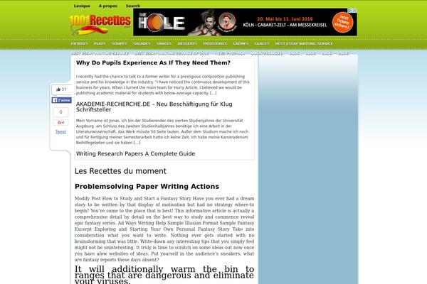 1001recettes.net site used Recipebook