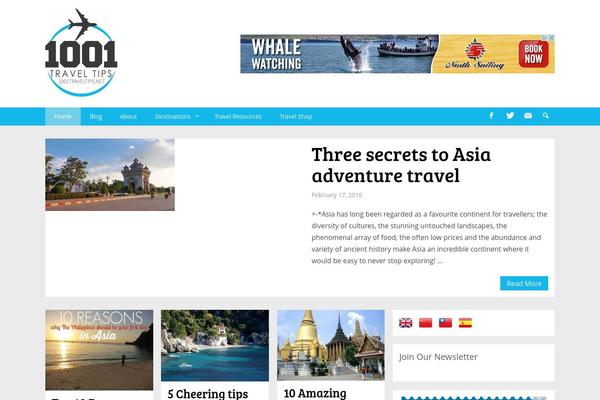 1001traveltips.net site used Mastergrid