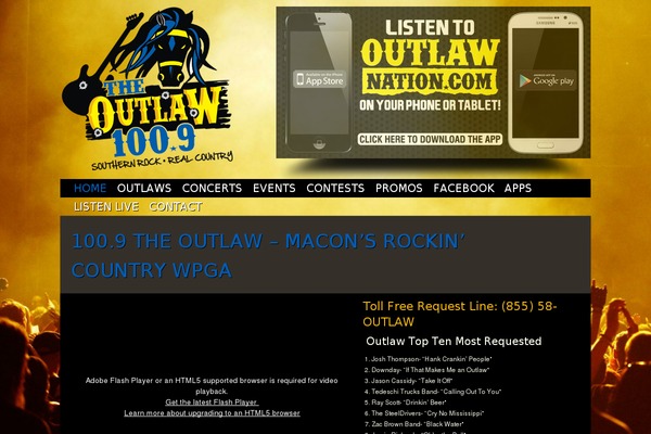 Music theme site design template sample