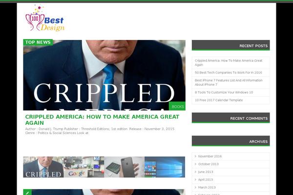 Rapidnews theme site design template sample