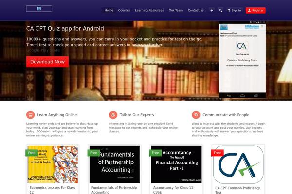 Academy theme site design template sample