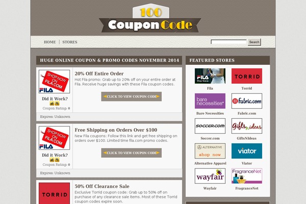 Couponpress theme site design template sample
