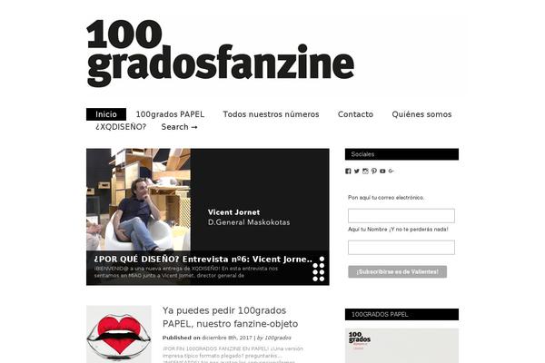 Gonzo theme site design template sample