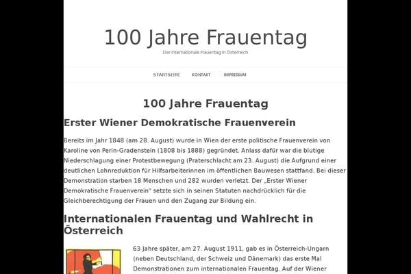100jahrefrauentag.at site used BadJohnny