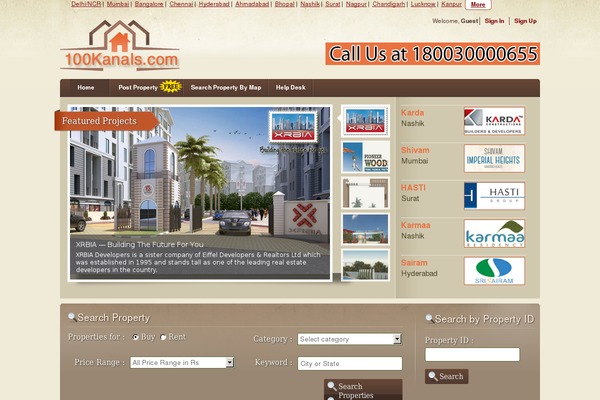 RealEstate theme site design template sample