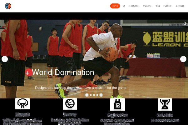 GetFit theme site design template sample