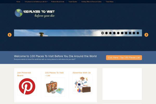 Resort theme site design template sample
