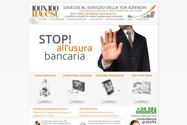 Finanza theme site design template sample