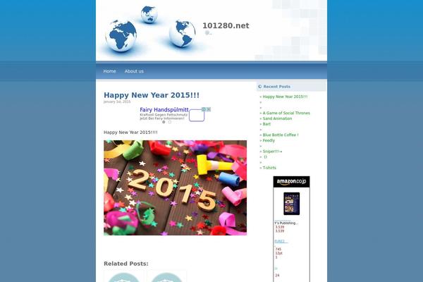 LiasBlueWorld theme site design template sample