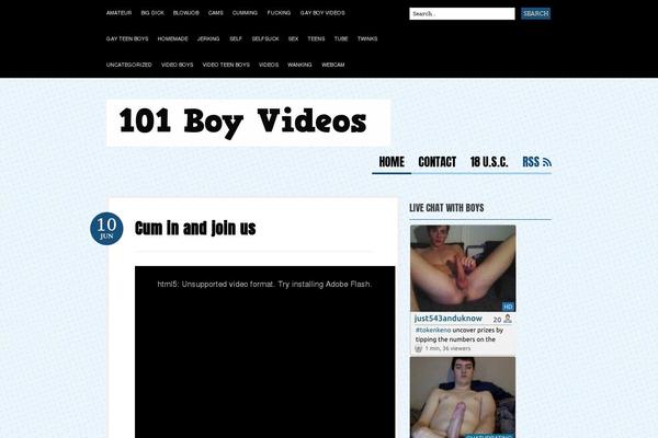 Bueno theme site design template sample