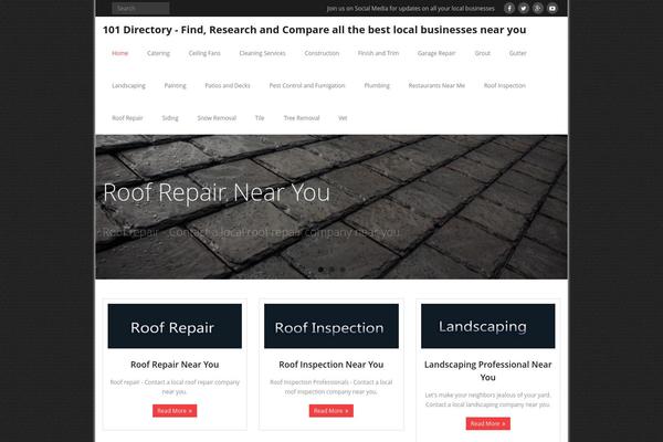 Minamaze theme site design template sample