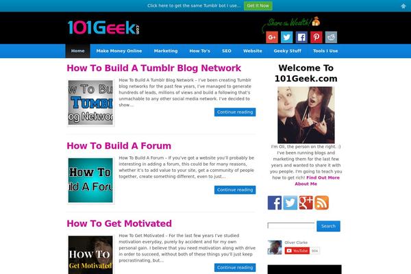 Gridlove theme site design template sample