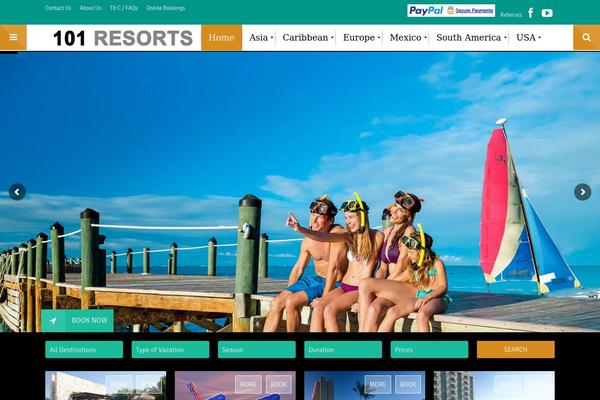 Love Travel theme site design template sample