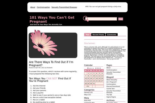 Blossom theme site design template sample